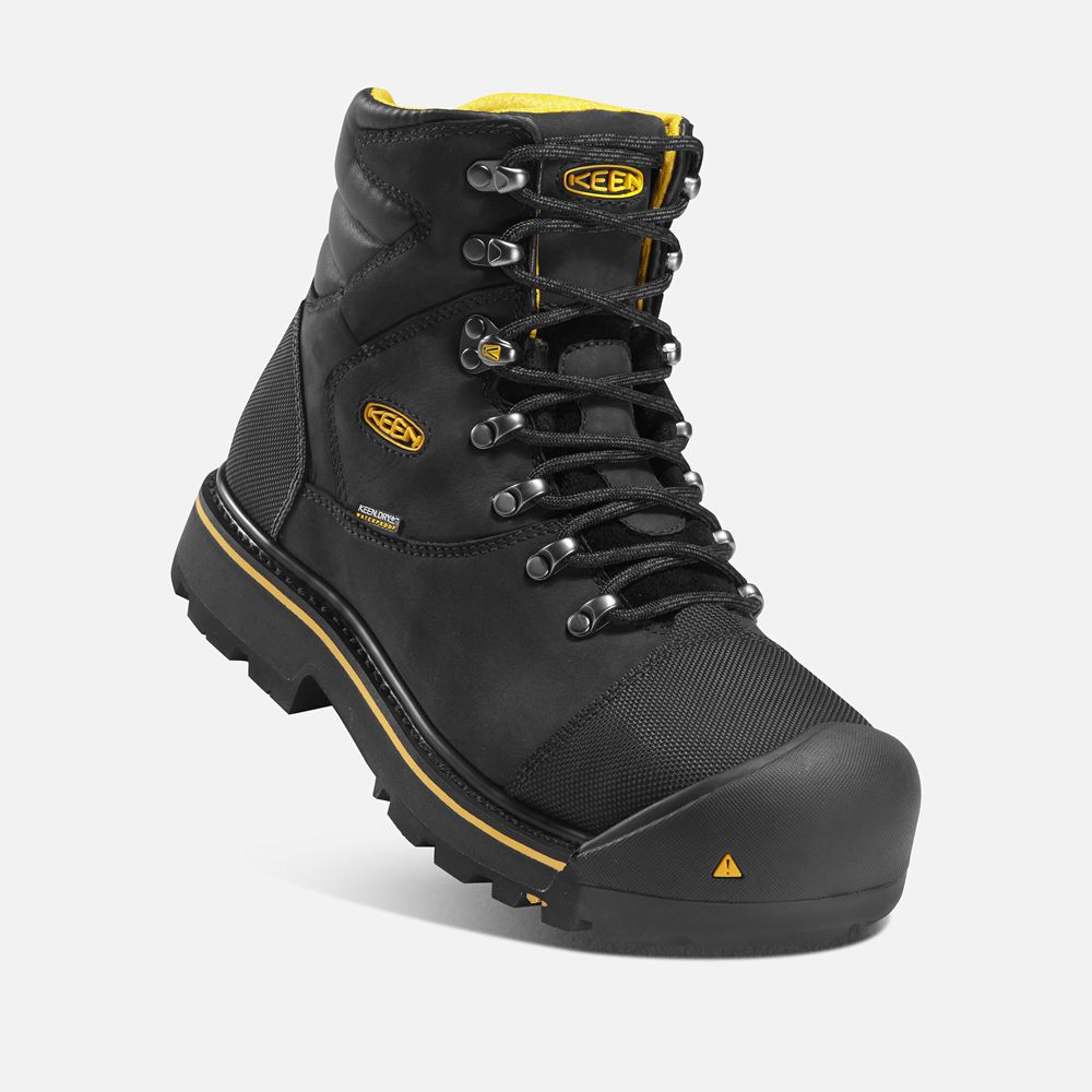 Botte de Travail Keen Homme Noir | Milwaukee Waterproof (Steel Toe) | HWKOP-6258